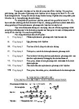 Chuyên đề Ứng dụng của hệ thức Vi-Ét trong giải toán